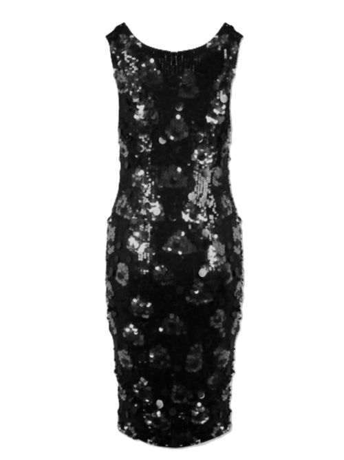 Abito pailletes P.a.r.o.s.h. GUILTY nero P.a.r.o.s.h. | D721711GUILTY13 NERO